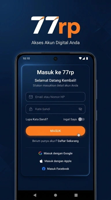 Masuk Akun 77rp untuk Pengguna Android