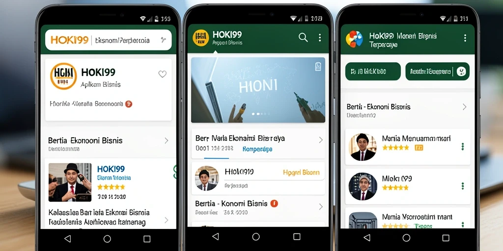 Antarmuka HOKI99 yang modern dan informatif untuk berita ekonomi.