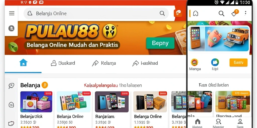 Tampilan antarmuka PULAU88 yang modern dan sederhana.