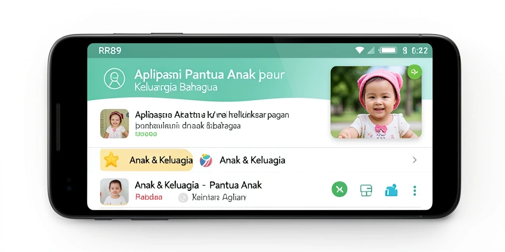 Antarmuka intuitif aplikasi Pantau Anak yang menarik dan ramah pengguna.